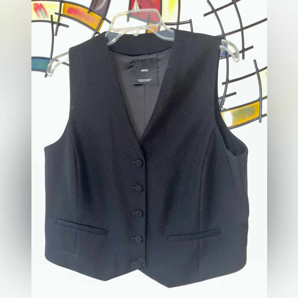 MANGO Women’s Buttons Detail Suit Vest Size XL - Picture 9 of 13
